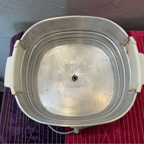 Rival/Corning Ware Crockpot Casserole Dish 3Quart Shadow Iris - Picture 2 of 13